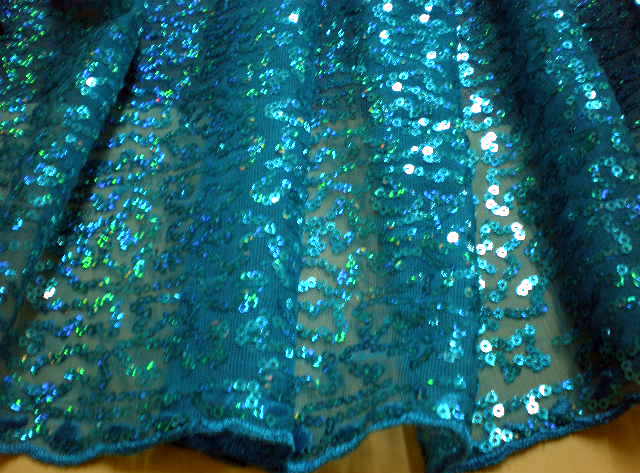 7.Turquoise Random Sequins